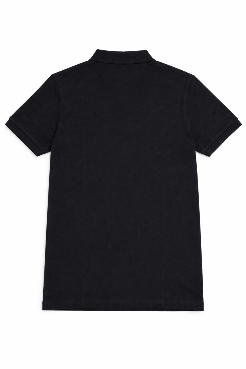 Men’s Classic Full Black Polo Shirt – Sleek Smart Casual Essential