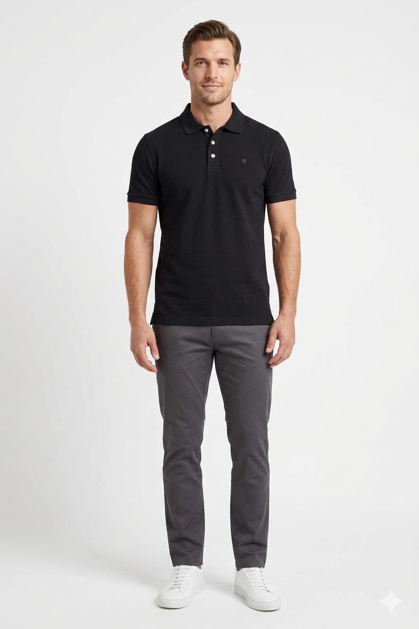Men’s Signature Polo – Elegant Everyday Essential