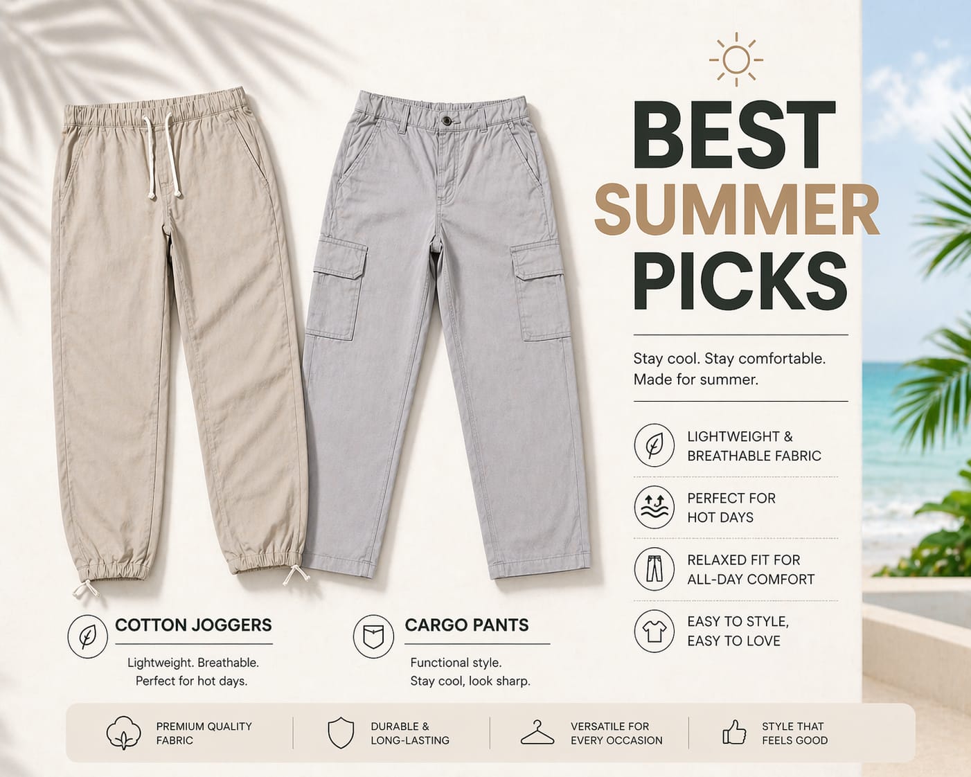summer picks trousers